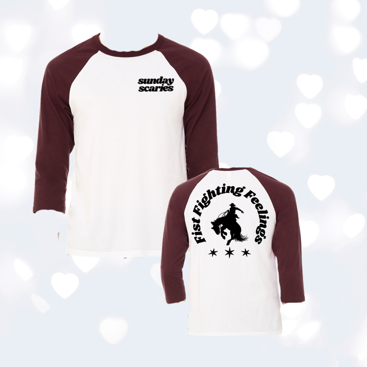 Sunday Scaries Feelings Baseball Tee