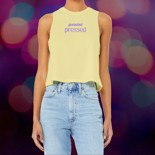 Panini Pressed Feelings Racerback Crop Tank