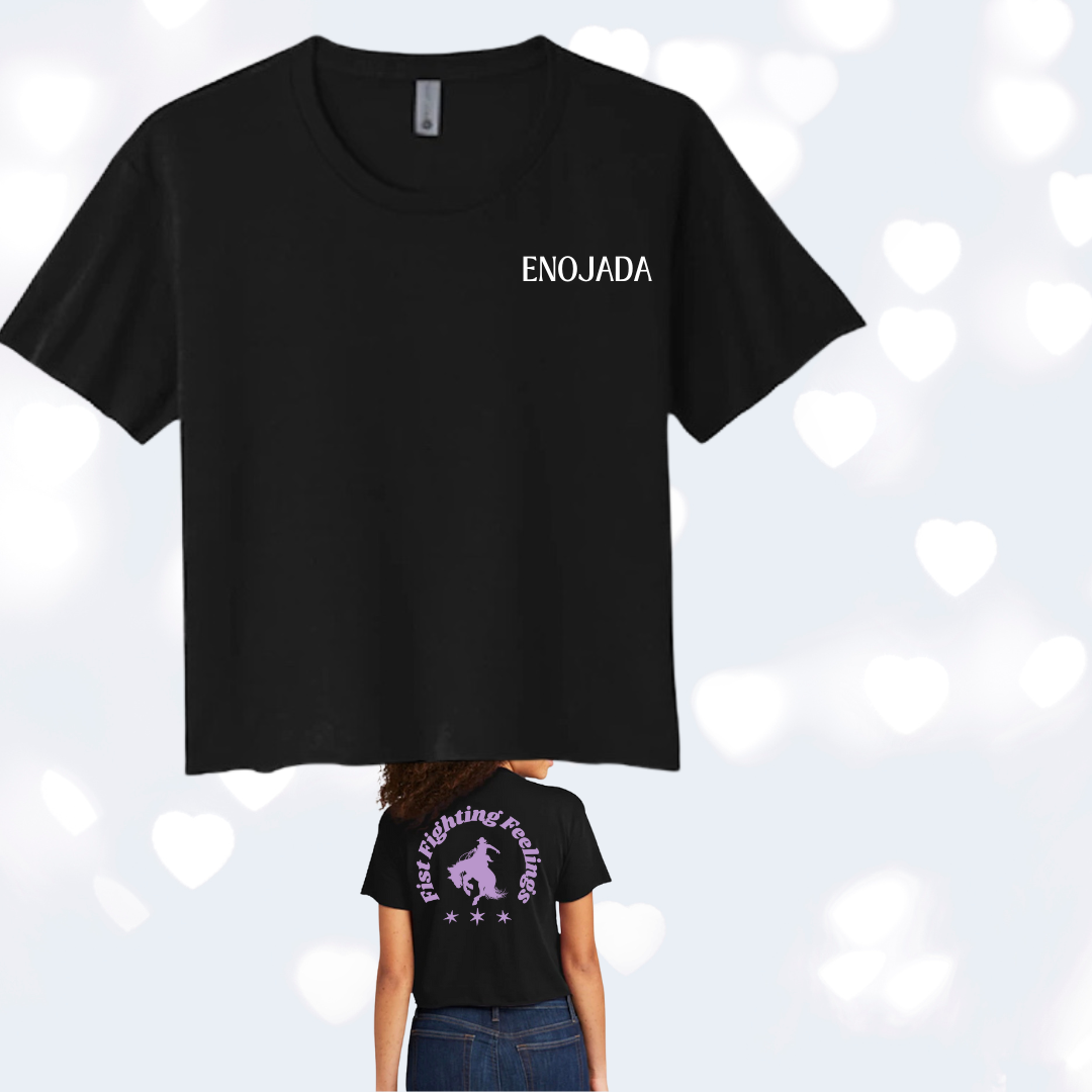 Enojada Feelings Crop Tee