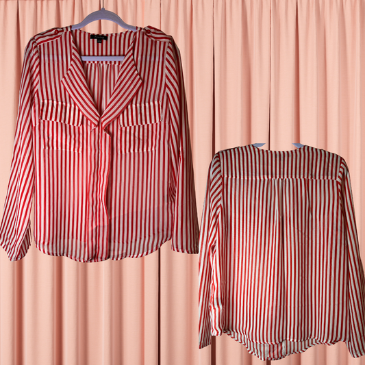 Pinstripe Blouse